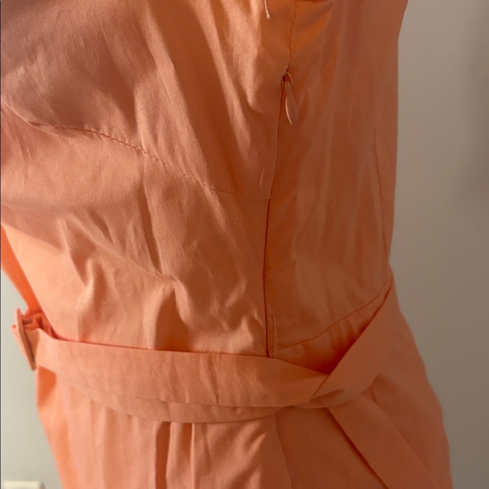 [Esley] Coral Puff Sleeve Dress - Size Small NWT - Picture 5 of 6